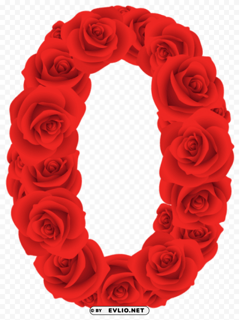 red roses number zero PNG images with no background comprehensive set