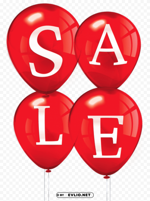 sale balloonspicture ClearCut Background PNG Isolated Item