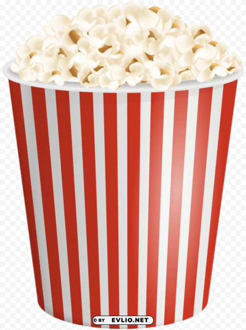 box with popcorn HighResolution Transparent PNG Isolated Graphic