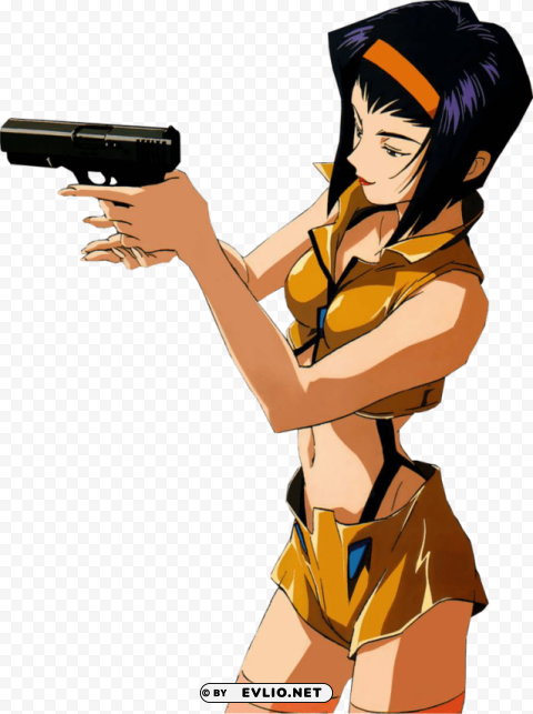 cowboy bebop faye Transparent Background Isolated PNG Icon