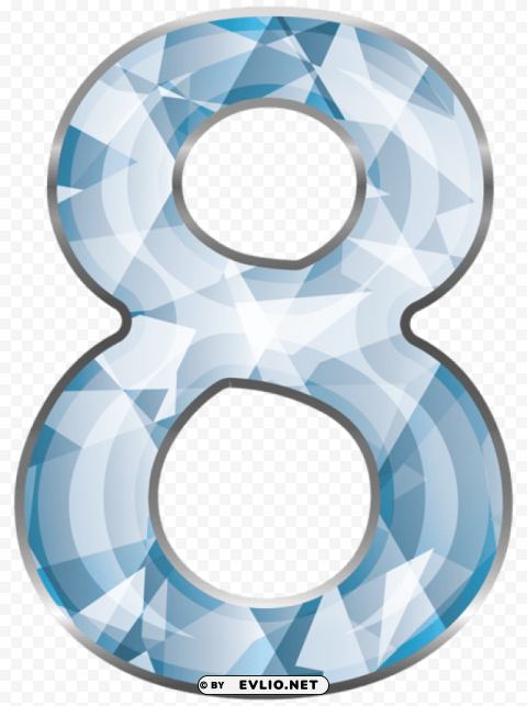 crystal number eight Clear PNG pictures broad bulk