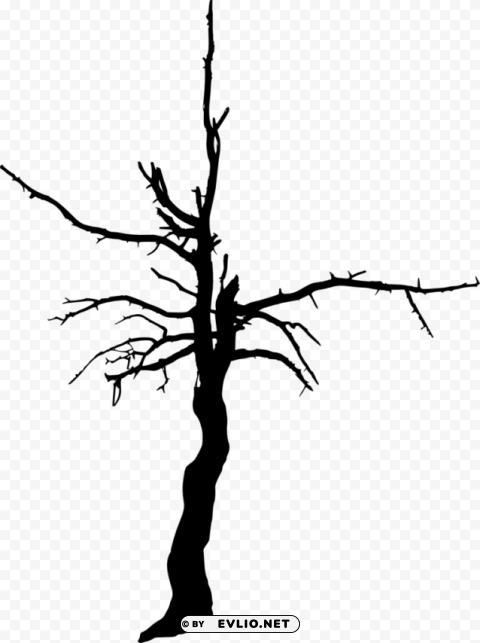 dead tree silhouette PNG images no background