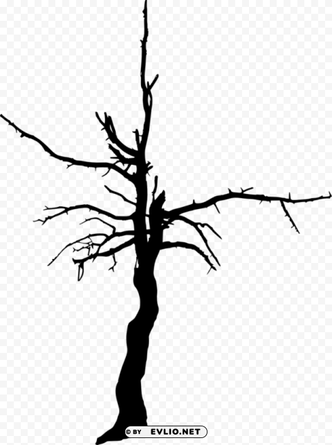 Dead Tree Silhouette PNG Images No Background