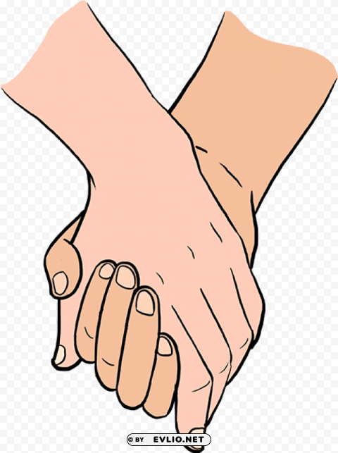 hands holding how to draw PNG for personal use