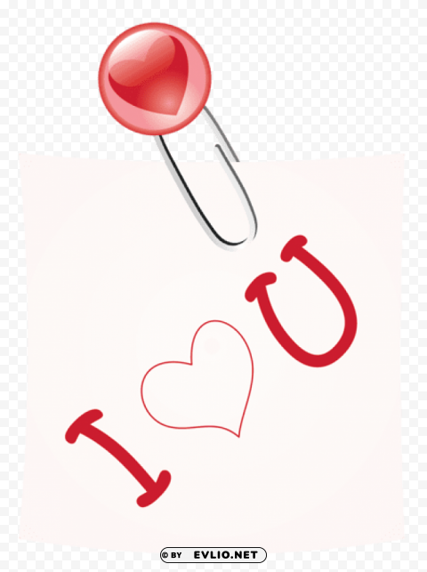 valentine notepicture PNG Isolated Illustration with Clarity