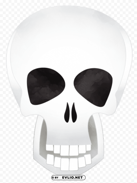 white skull transparent Free PNG download no background png images background -  image ID is dab6d8b1