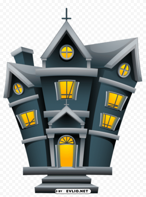 Halloween House PNG Transparent Design Diverse Assortment