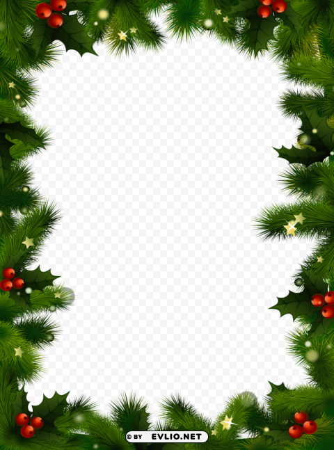 christmas frame background Isolated Artwork in HighResolution Transparent PNG