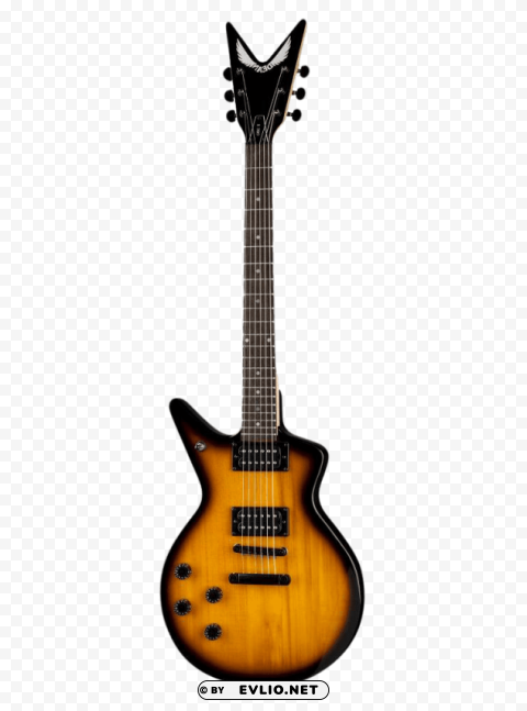 electric guitar Isolated Graphic on Clear Transparent PNG