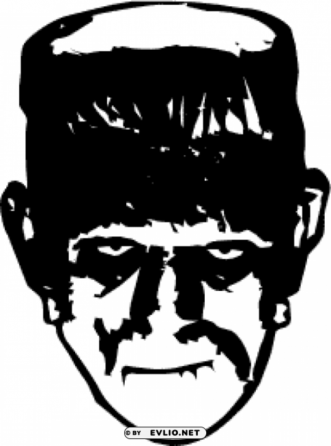 free frankenstein public domain halloween PNG format with no background