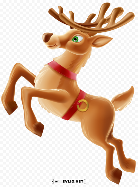 christmas deer Isolated Artwork in HighResolution Transparent PNG clipart png photo - 7c7c48da