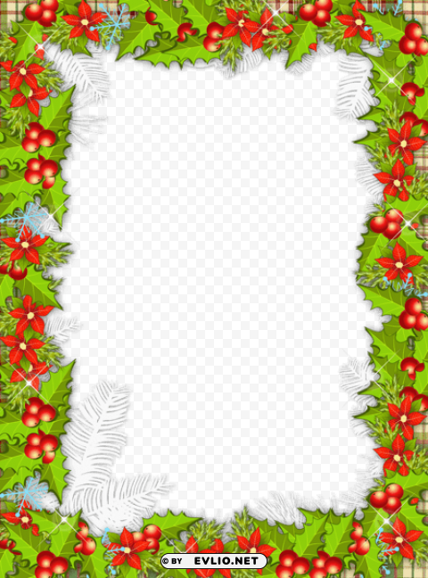 christmas mistletoeframe PNG images no background