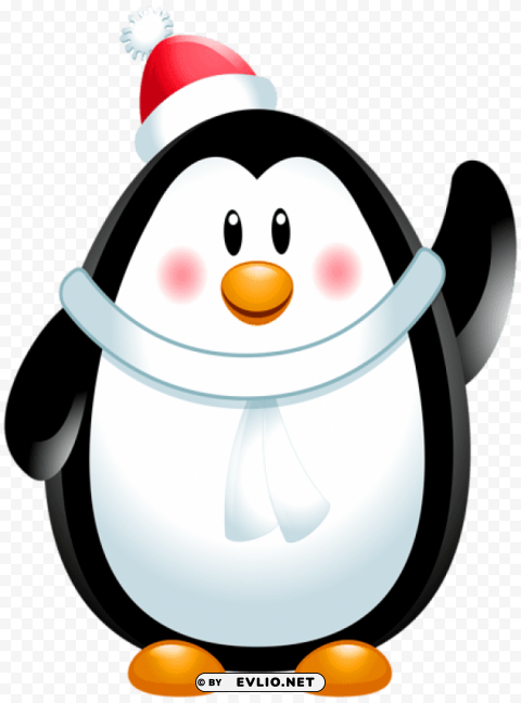 christmas penguin PNG picture