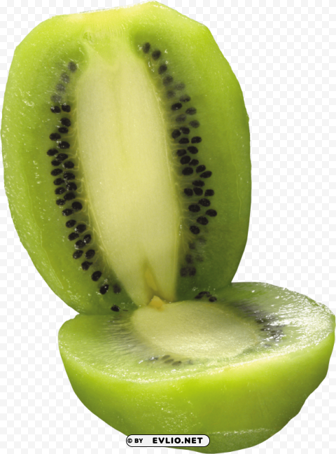 peeled and split kiwi PNG images with transparent canvas comprehensive compilation