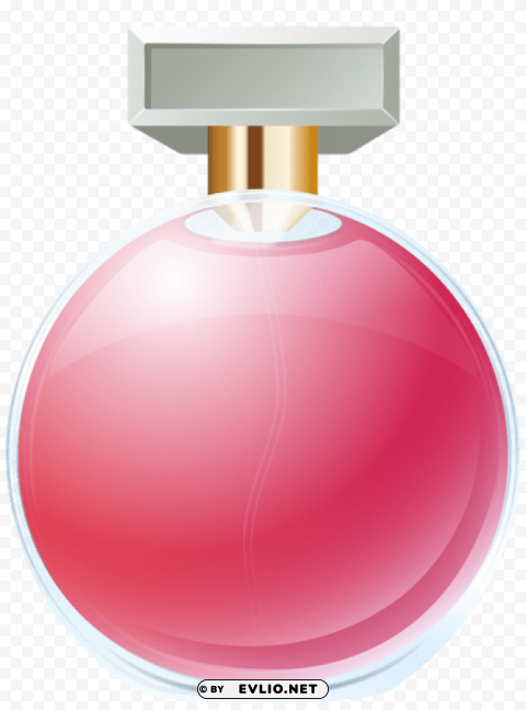 perfume bottle transparent PNG with clear background set