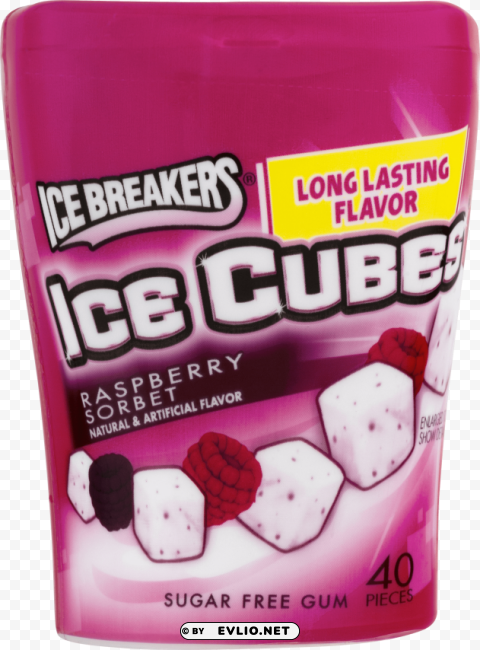 Ice Cubes Ice Breakers Clean Background Isolated PNG Graphic