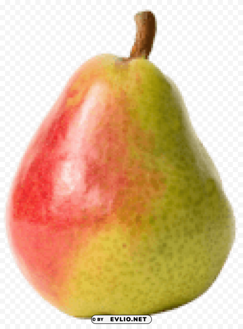 red and yellow pear Isolated Illustration with Clear Background PNG clipart png photo - 77565011