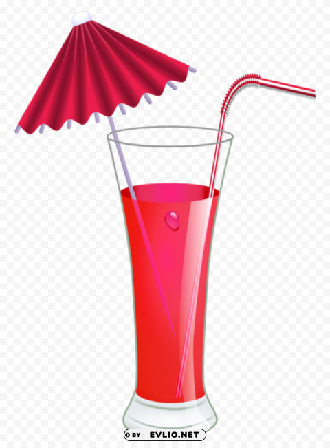 Red Cocktail PNG Clipart