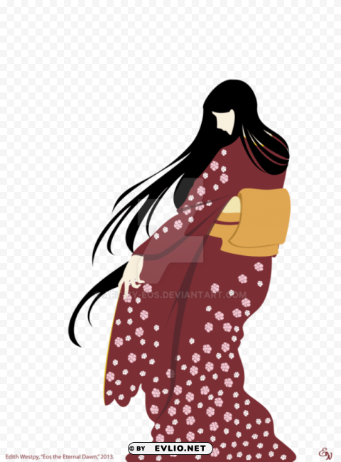 winter kimono Isolated Item on HighQuality PNG