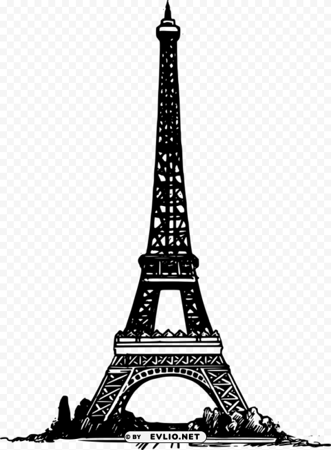 eiffel tower PNG file with no watermark