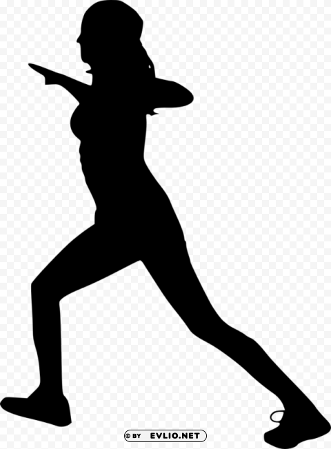 fitness silhouette PNG files with no royalties