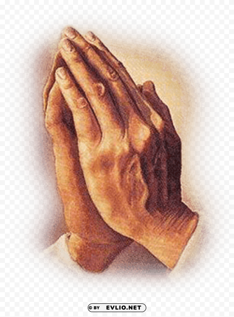 hands praying vintage PNG free download