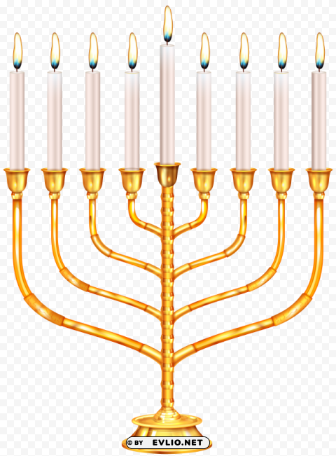 menorah PNG with transparent background free