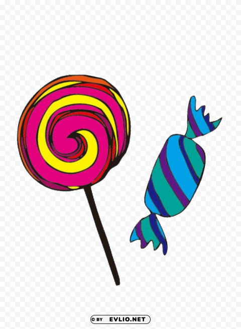 candy PNG clipart with transparent background