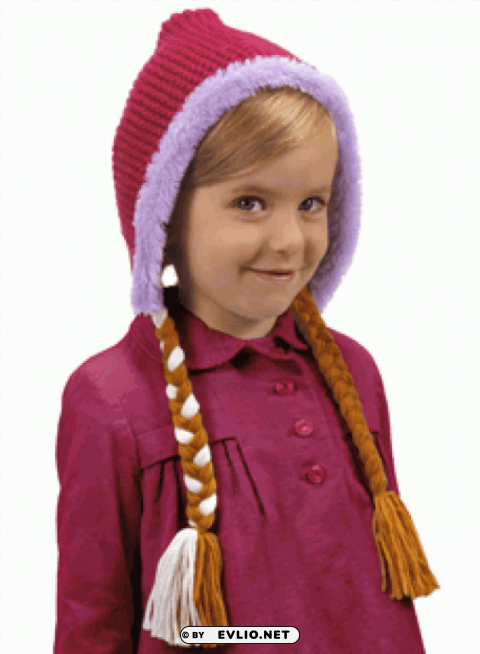 disney frozen anna hat PNG Image with Clear Isolation