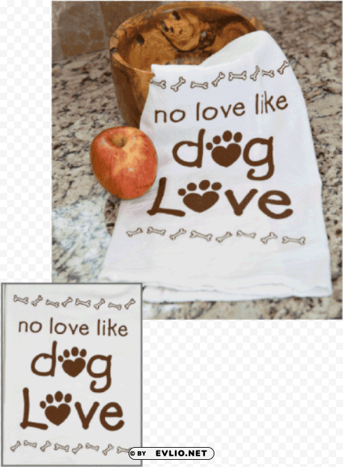 dog speak no love like dog love mug Isolated Element on HighQuality PNG