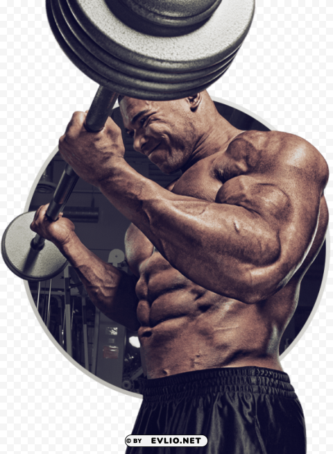 muscle man Isolated Item on Transparent PNG