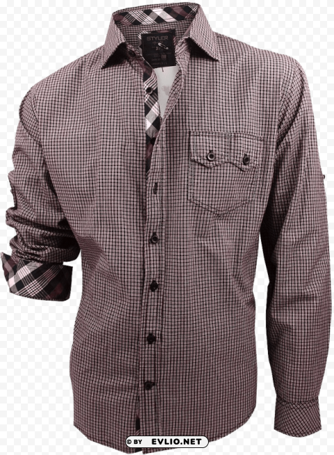 small check shirt PNG images with alpha transparency diverse set