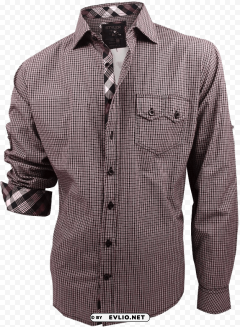 Small Check Shirt PNG Images With Alpha Transparency Diverse Set