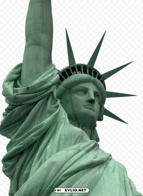 statue of liberty Isolated Design on Clear Transparent PNG