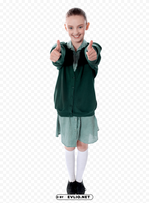 teenage girl PNG with cutout background
