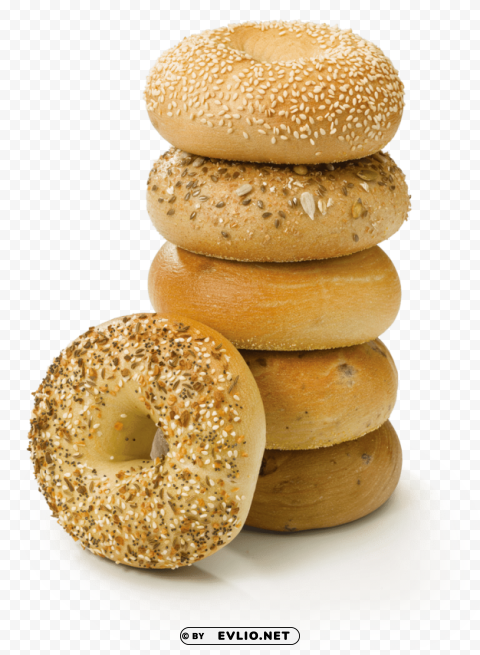 bagels Isolated Element in Transparent PNG