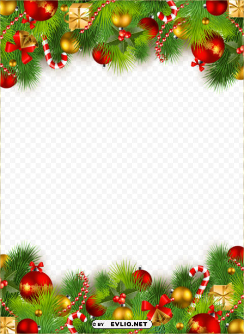 cute christmasframe with christmas ornaments PNG images with alpha transparency diverse set background best stock photos - Image ID 7d31035d