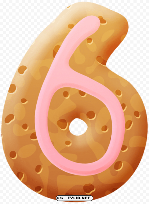 biscuit number six PNG graphics with alpha transparency broad collection