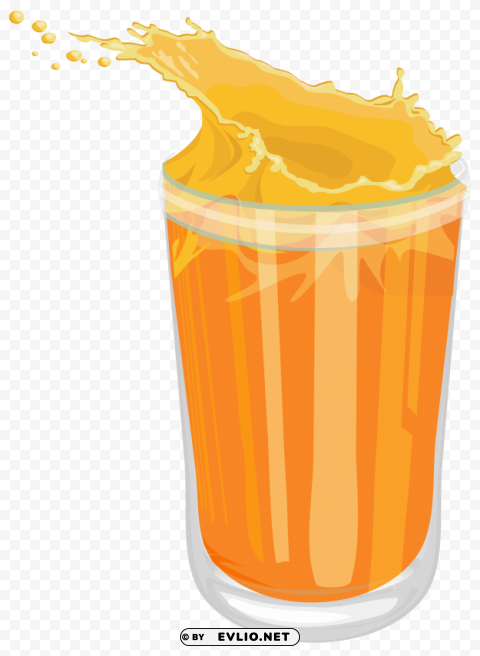 fresh orange juice Isolated Graphic on Clear Background PNG
