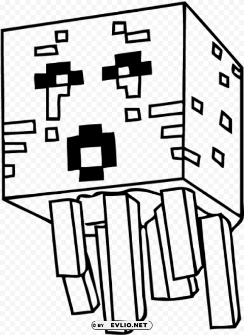 coloring pages drawing minecraft ClearCut Background PNG Isolation PNG transparent with Clear Background ID 4c6824bd