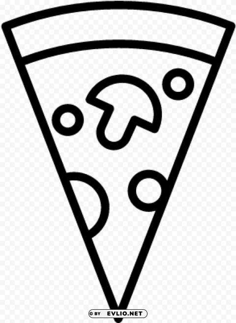 Pizza Slice Icon PNG Images Without BG