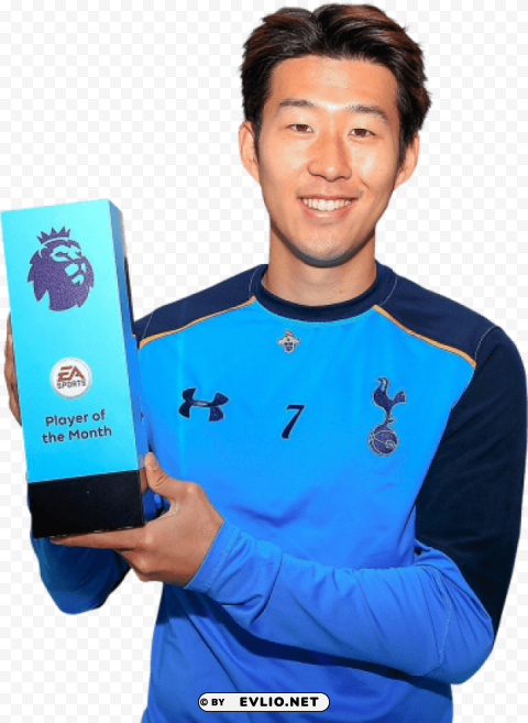 son heung-min potm PNG images with transparent overlay