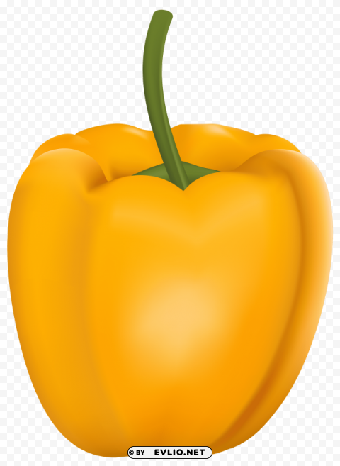 Yellow Pepper PNG Design Elements