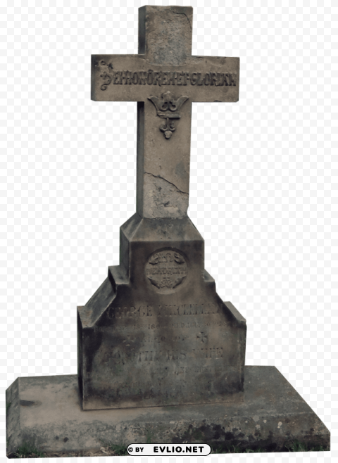 gravestone Transparent Background Isolated PNG Character