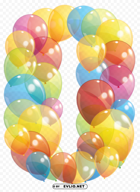  zero number of balloons Transparent PNG stock photos