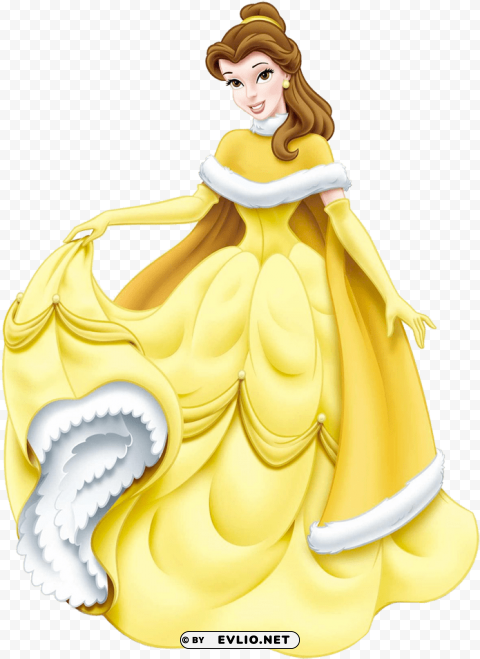 in by josine on disney clipart - disney princess belle christmas HighResolution Isolated PNG Image
