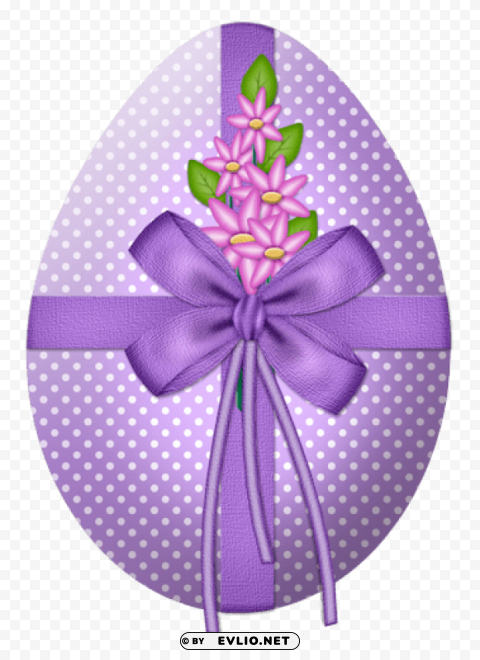 easter purple egg with flower decorpicture PNG files with no royalties