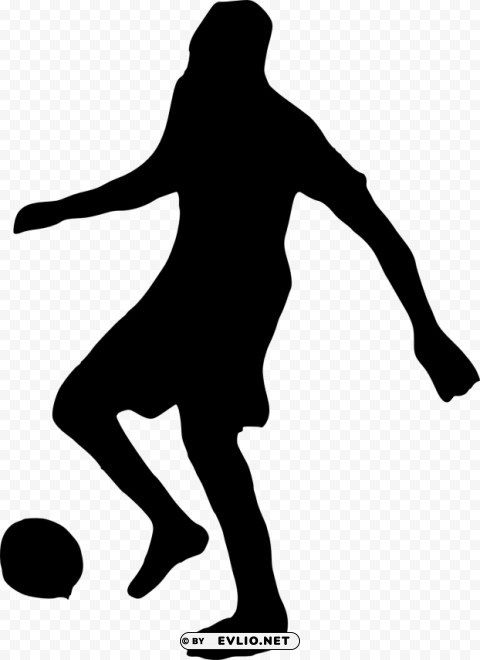 football player silhouette Transparent PNG image