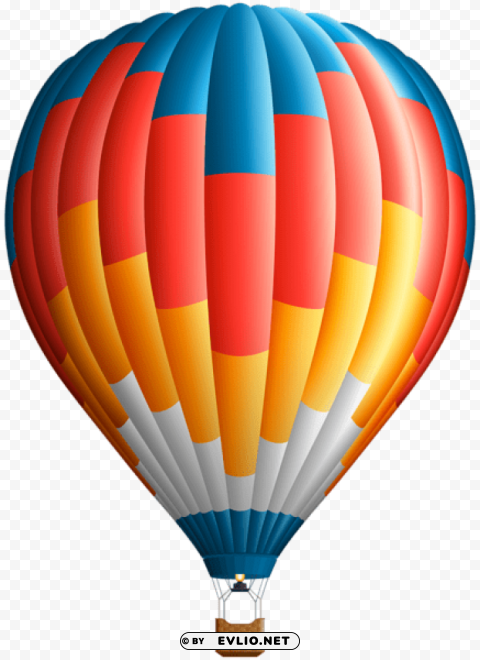 hot air balloon Transparent Background Isolation in PNG Format