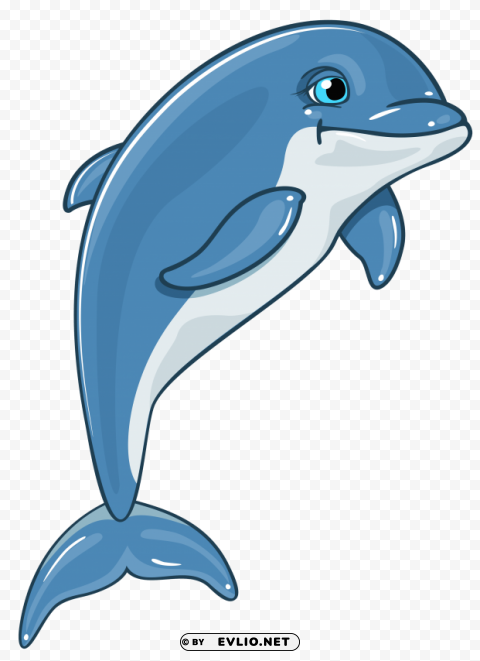 dolphin Transparent Background Isolated PNG Design